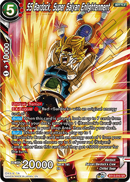 SS Bardock, Super Saiyan Enlightenment (BT13-010) [Supreme Rivalry] | Odin's Place