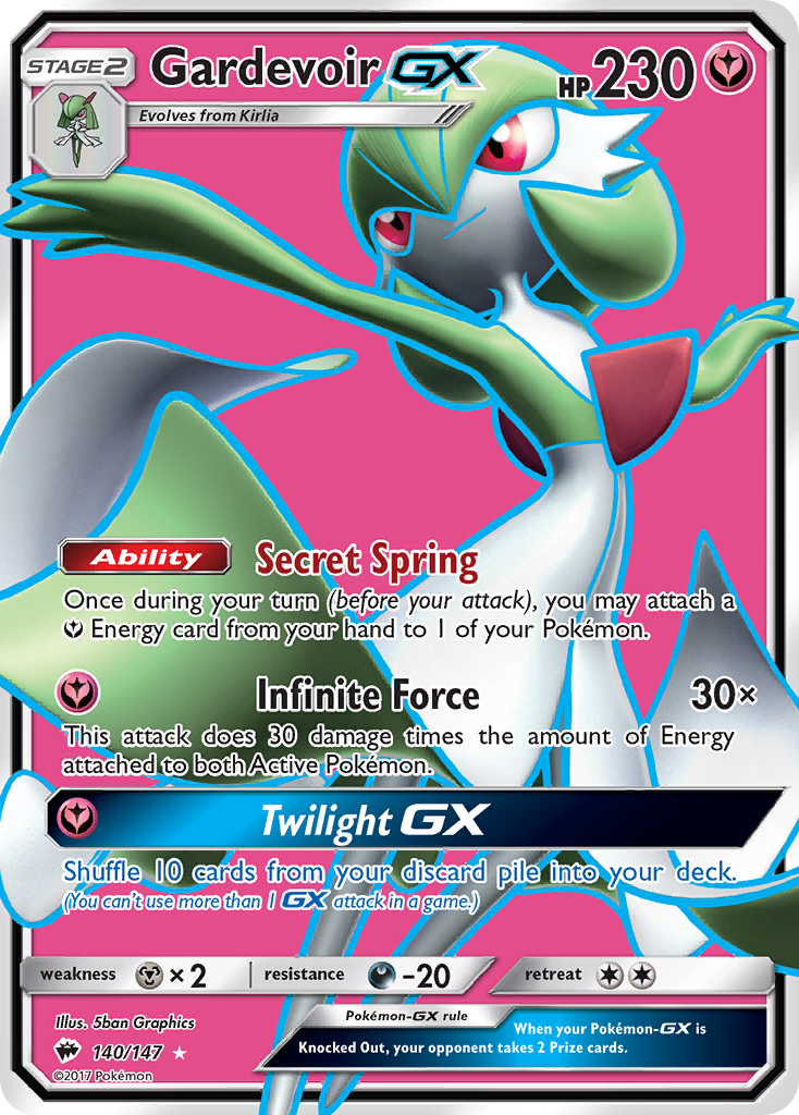 Gardevoir GX (140/147) [Sun & Moon: Burning Shadows] | Odin's Place
