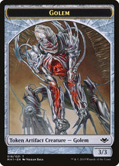 Soldier (004) // Golem (018) Double-Sided Token [Modern Horizons Tokens] | Odin's Place