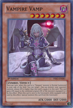 Vampire Vamp [PRIO-EN085] Super Rare | Odin's Place