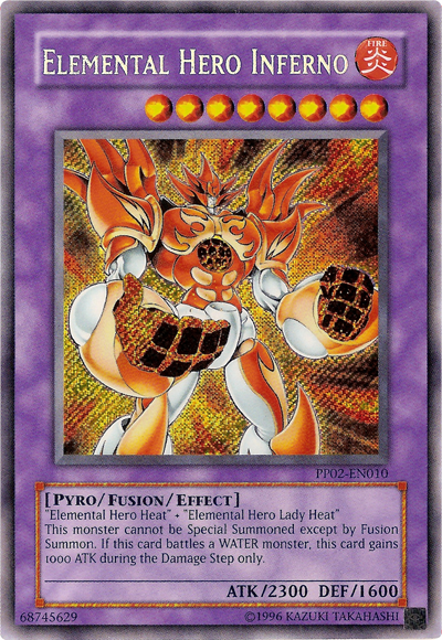 Elemental Hero Inferno [PP02-EN010] Secret Rare | Odin's Place