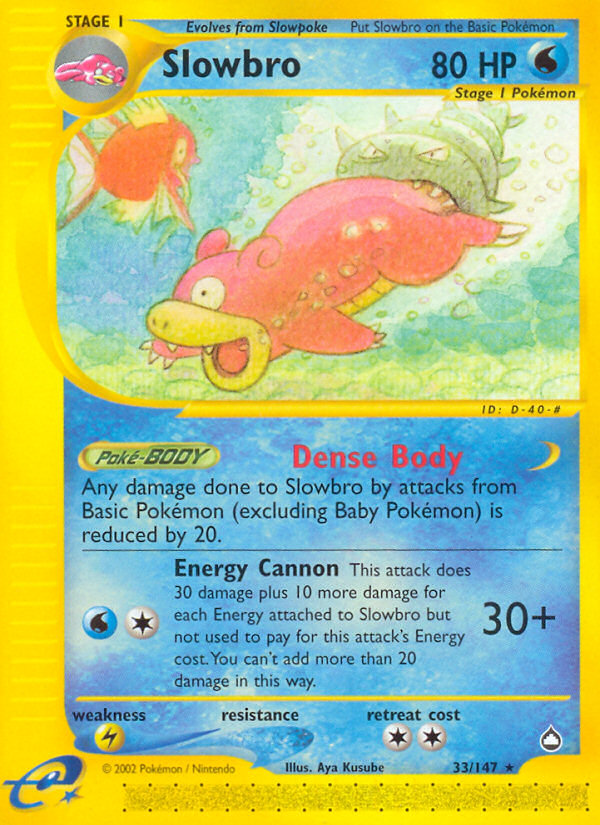 Slowbro (33/147) [Aquapolis] | Odin's Place
