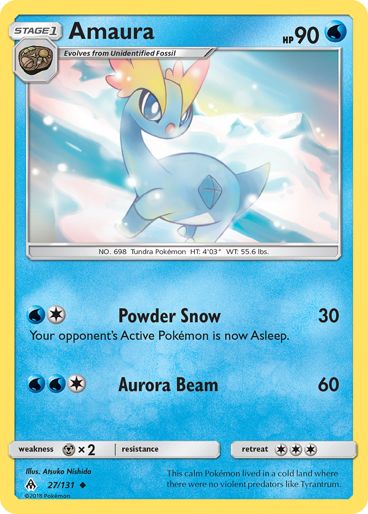 Amaura (27/131) [Sun & Moon: Forbidden Light] | Odin's Place