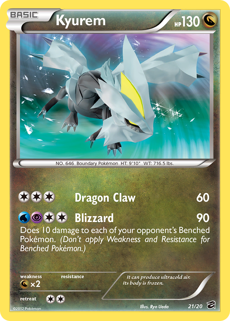 Kyurem (21/20) [Black & White: Dragon Vault] | Odin's Place