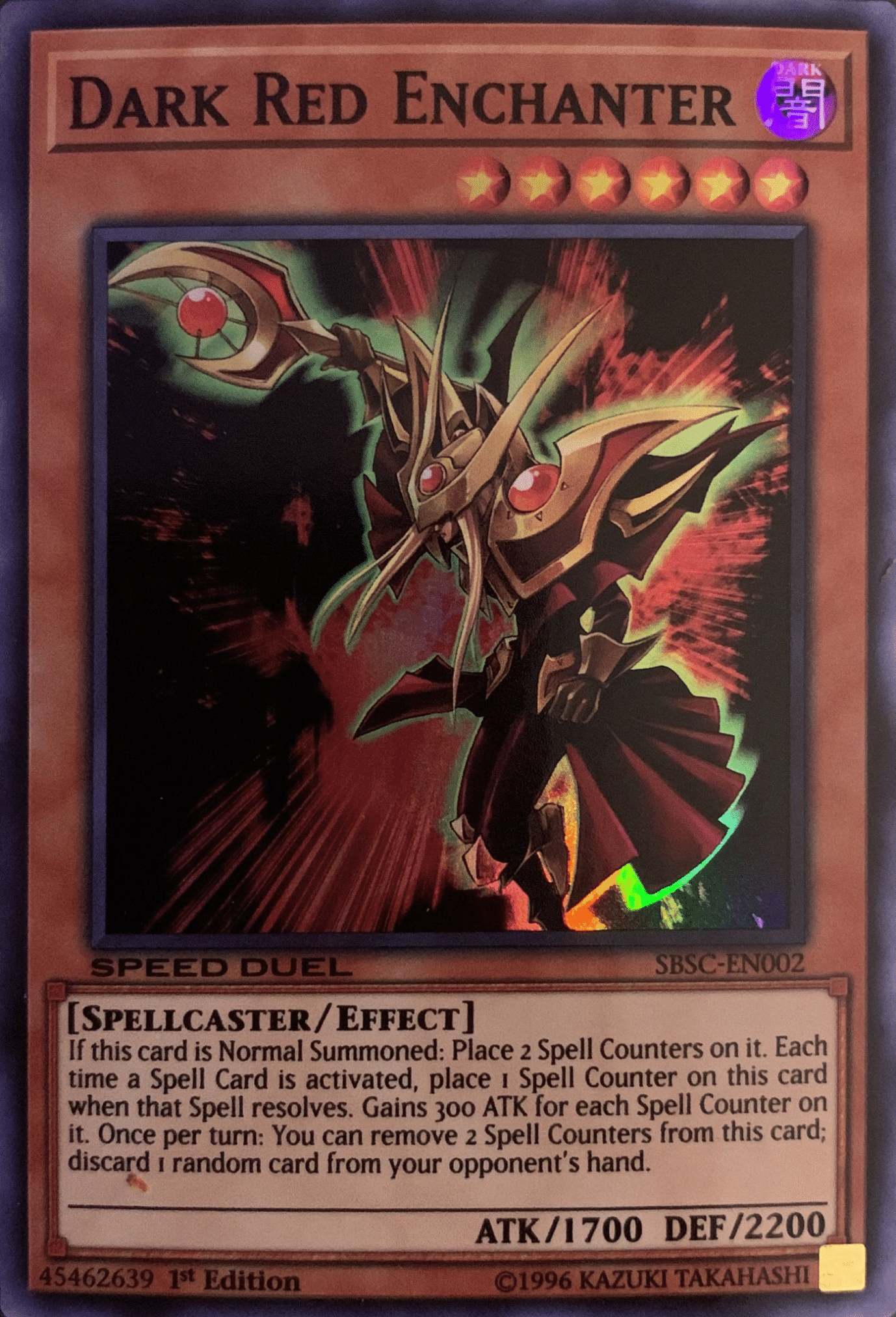 Dark Red Enchanter [SBSC-EN002] Super Rare | Odin's Place