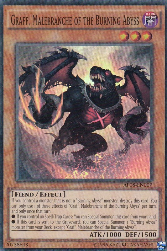 Graff, Malebranche of the Burning Abyss [AP08-EN007] Super Rare | Odin's Place