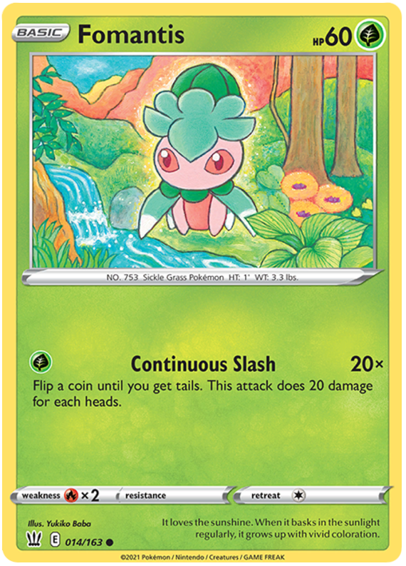 Fomantis (014/163) [Sword & Shield: Battle Styles] | Odin's Place