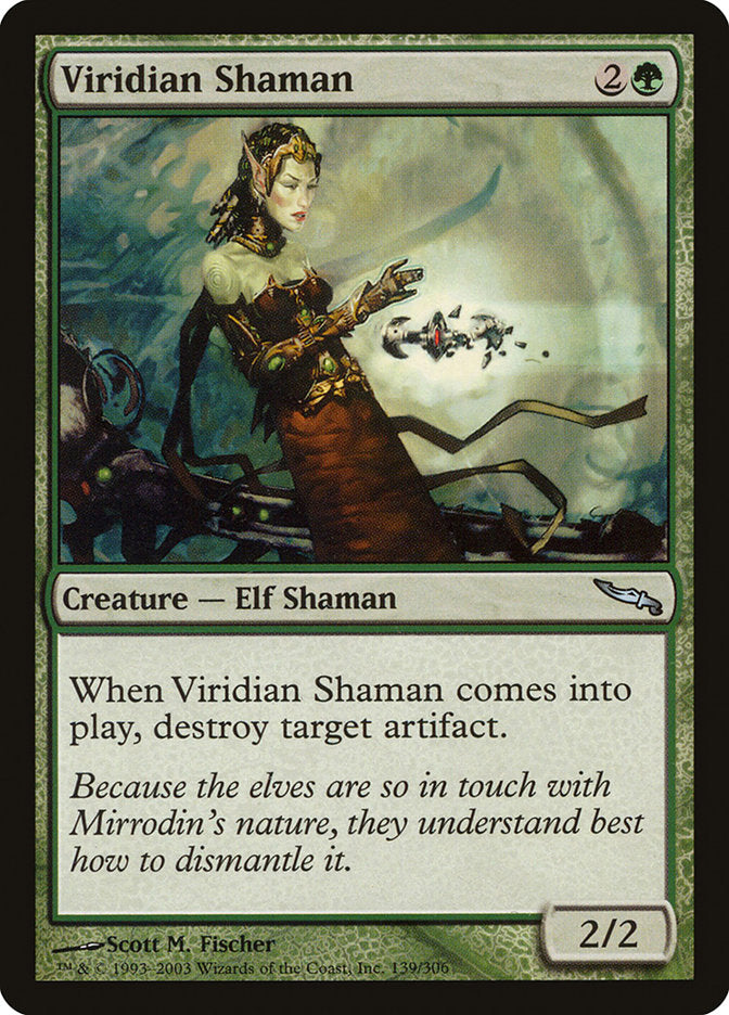 Viridian Shaman [Mirrodin] | Odin's Place