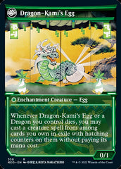 The Dragon-Kami Reborn // Dragon-Kami's Egg (Showcase Soft Glow) [Kamigawa: Neon Dynasty] | Odin's Place