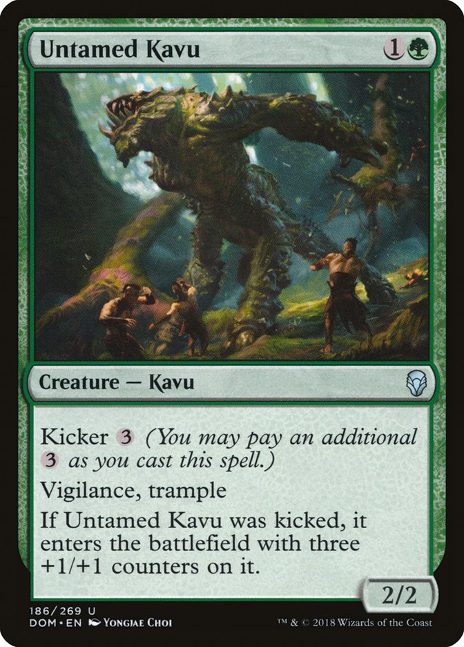 Untamed Kavu (186) [Dominaria] | Odin's Place