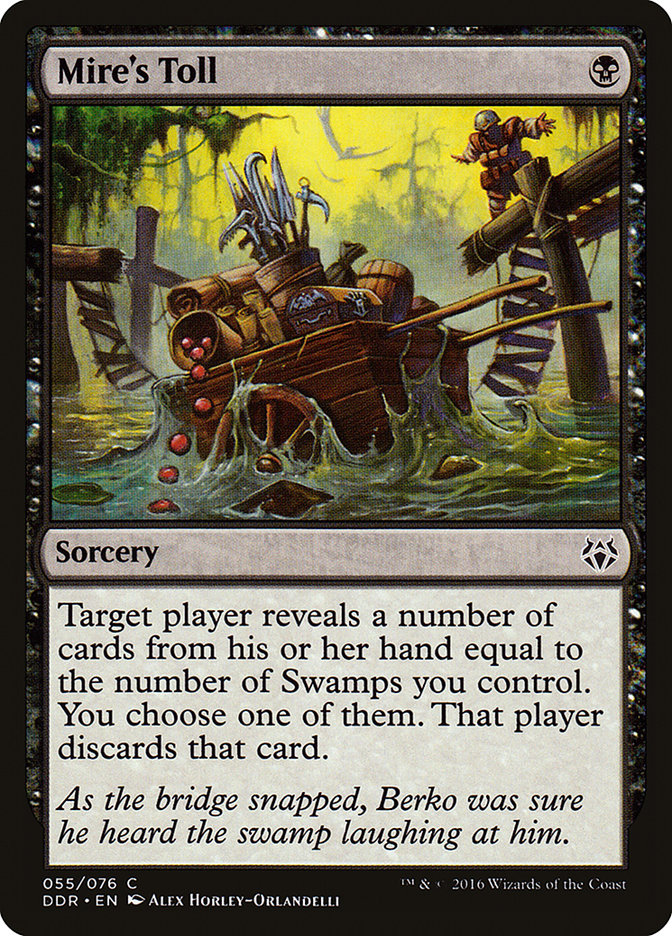 Mire's Toll (55) [Duel Decks: Nissa vs. Ob Nixilis] | Odin's Place