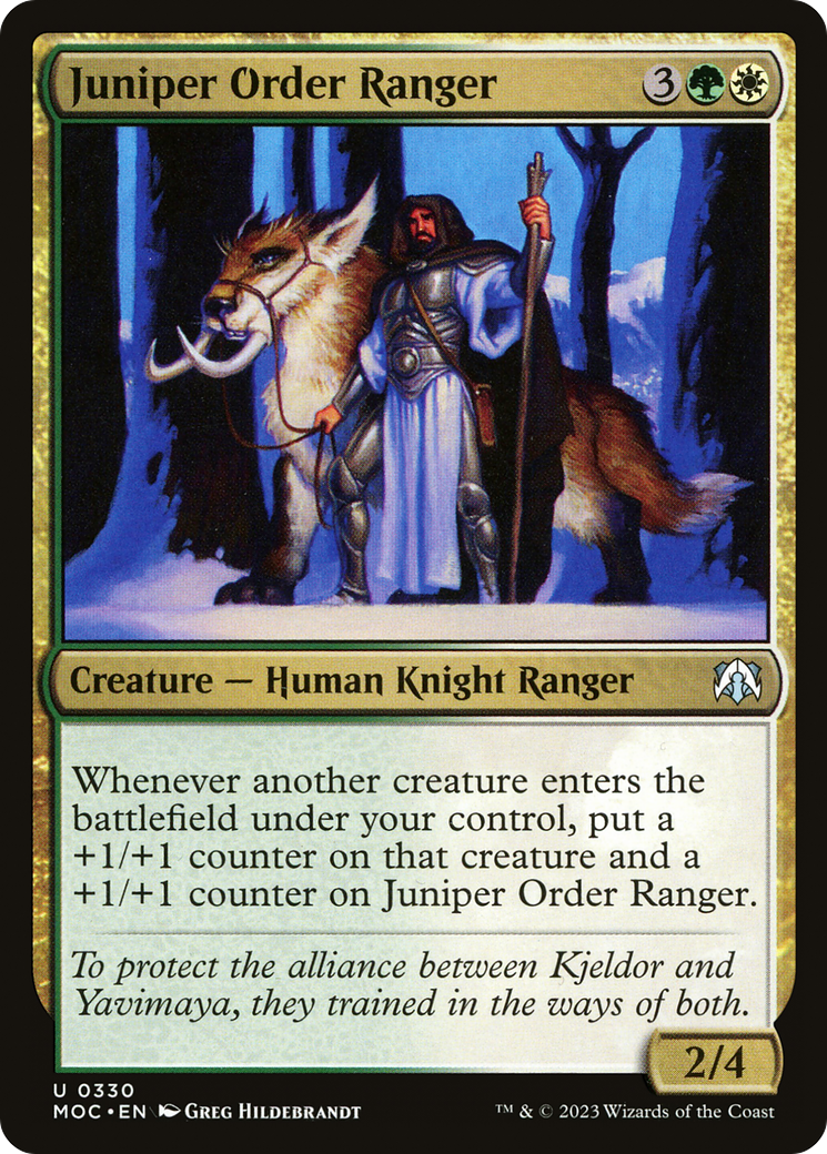 Juniper Order Ranger [March of the Machine Commander] | Odin's Place
