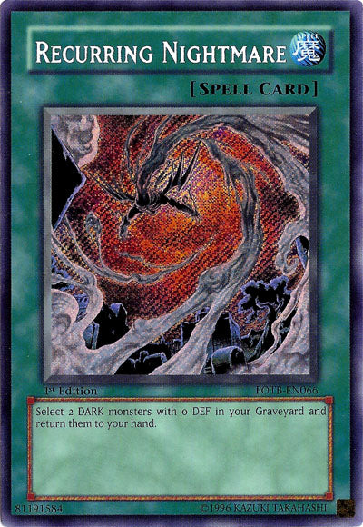 Recurring Nightmare [FOTB-EN066] Secret Rare | Odin's Place
