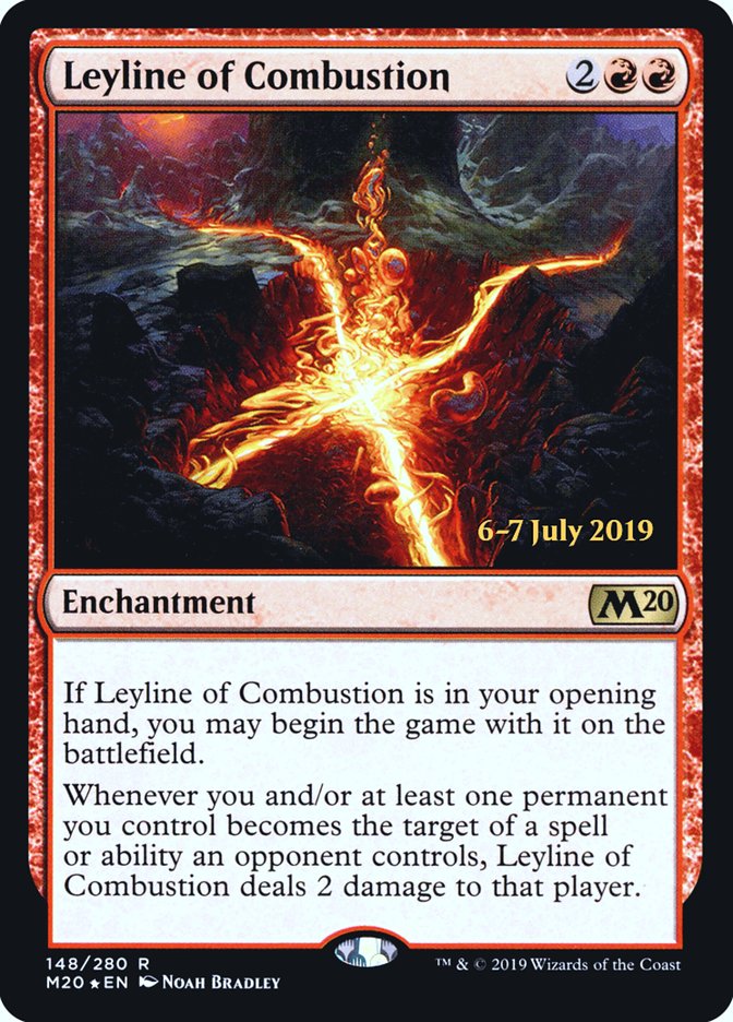 Leyline of Combustion [Core Set 2020 Prerelease Promos] | Odin's Place