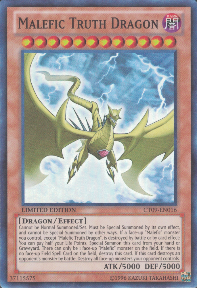 Malefic Truth Dragon [CT09-EN016] Super Rare | Odin's Place