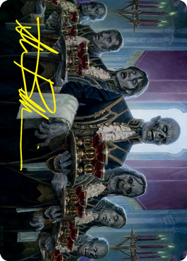 Dying to Serve Art Card (Gold-Stamped Signature) [Innistrad: Crimson Vow Art Series] | Odin's Place