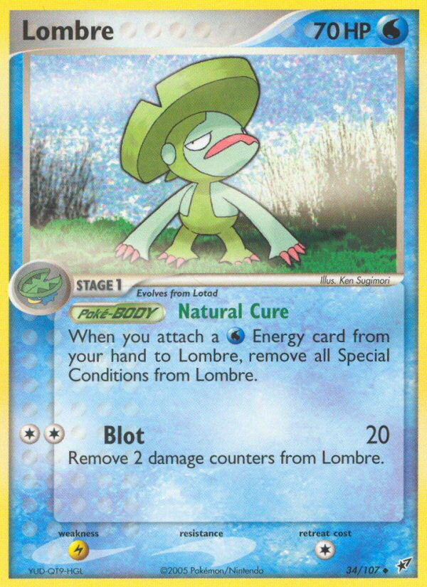 Lombre (34/107) [EX: Deoxys] | Odin's Place