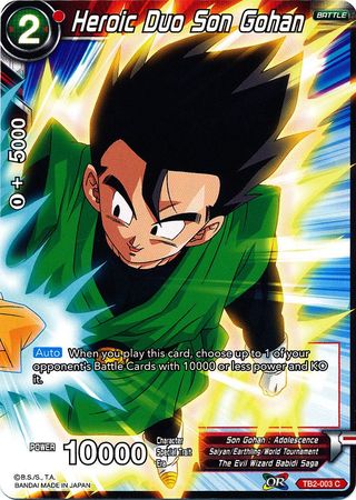 Heroic Duo Son Gohan (TB2-003) [World Martial Arts Tournament] | Odin's Place