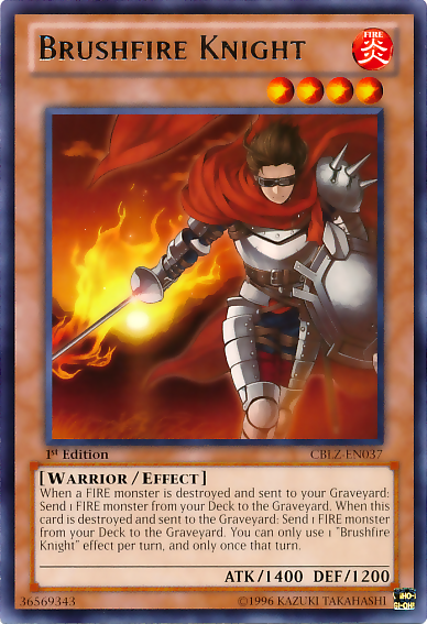 Brushfire Knight [CBLZ-EN037] Rare | Odin's Place