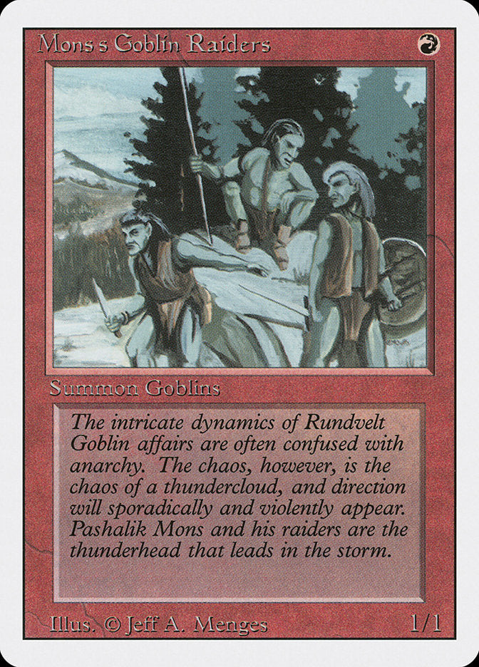 Mons's Goblin Raiders (167) [Revised Edition] | Odin's Place