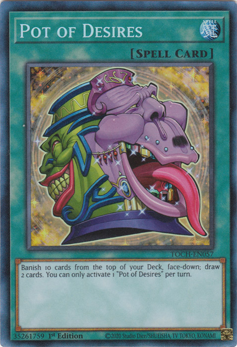 Pot of Desires [TOCH-EN057] Collector's Rare | Odin's Place