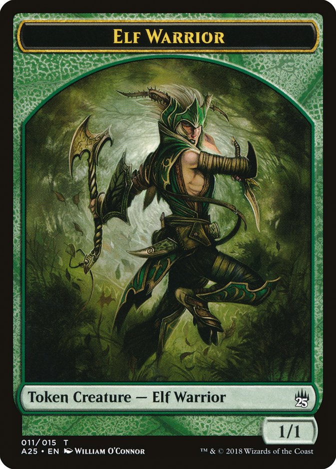 Elf Warrior Token (11) [Masters 25 Tokens] | Odin's Place