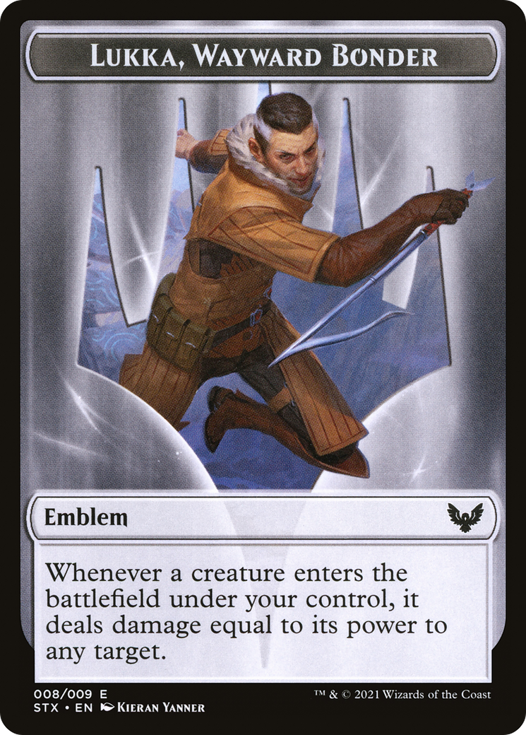 Pest // Lukka, Wayward Bonder Emblem Double-Sided Token [Secret Lair: From Cute to Brute Tokens] | Odin's Place