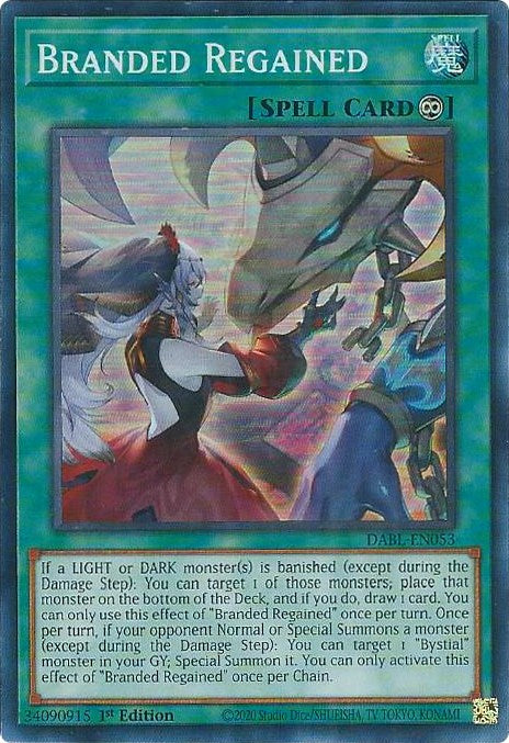Branded Regained [DABL-EN053] Super Rare | Odin's Place