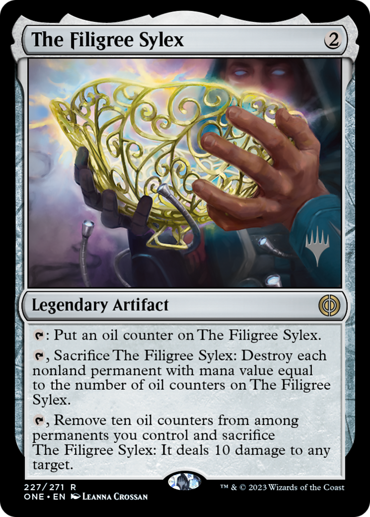 The Filigree Sylex (Promo Pack) [Phyrexia: All Will Be One Promos] | Odin's Place