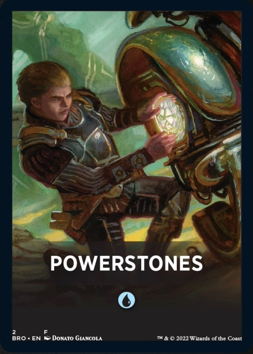 Powerstones Theme Card [The Brothers' War Tokens] | Odin's Place