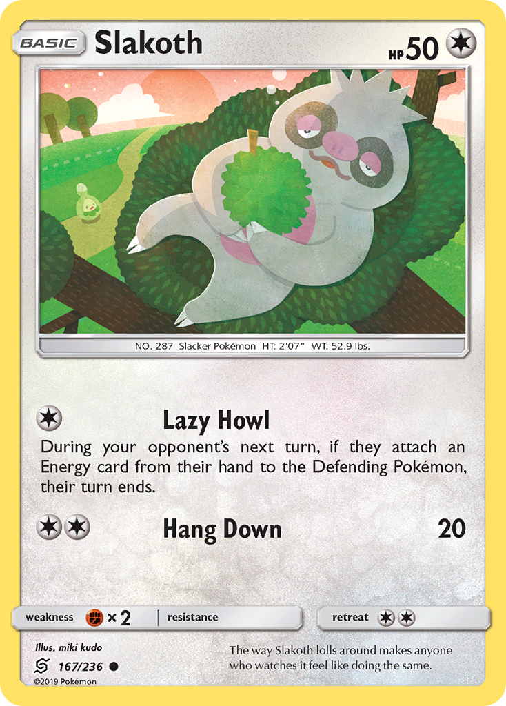 Slakoth (167/236) [Sun & Moon: Unified Minds] | Odin's Place