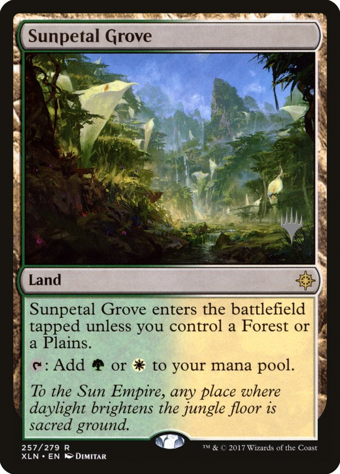 Sunpetal Grove (Promo Pack) [Ixalan Promos] | Odin's Place