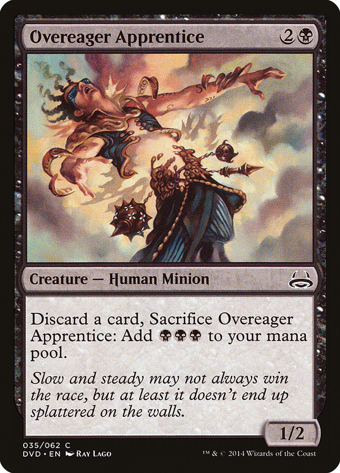 Overeager Apprentice (35) (Divine vs. Demonic) [Duel Decks Anthology] | Odin's Place