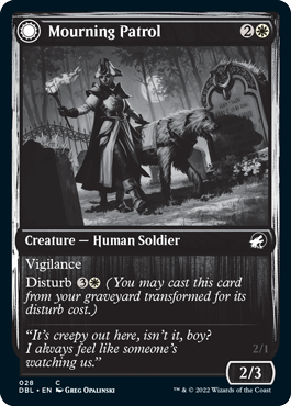 Mourning Patrol // Morning Apparition [Innistrad: Double Feature] | Odin's Place