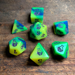PolyDice Potions Poly 7 Set: Assorted Colors | Odin's Place