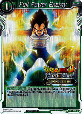 Full Power Energy (BT1-080) [Judge Promotion Cards] | Odin's Place