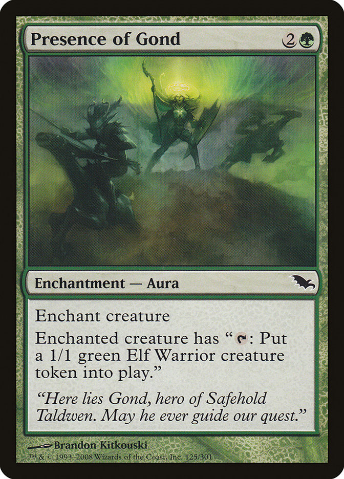 Presence of Gond (125) [Shadowmoor] | Odin's Place