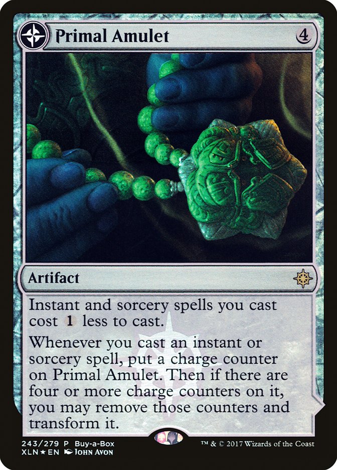Primal Amulet // Primal Wellspring (Buy-A-Box) [Ixalan Treasure Chest] | Odin's Place