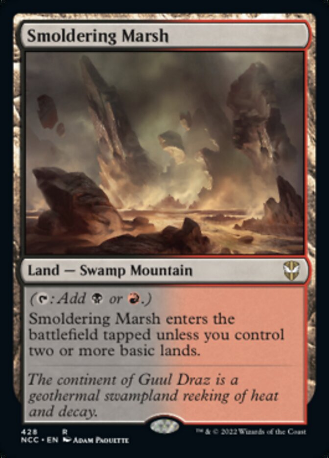 Smoldering Marsh [Streets of New Capenna Commander] | Odin's Place