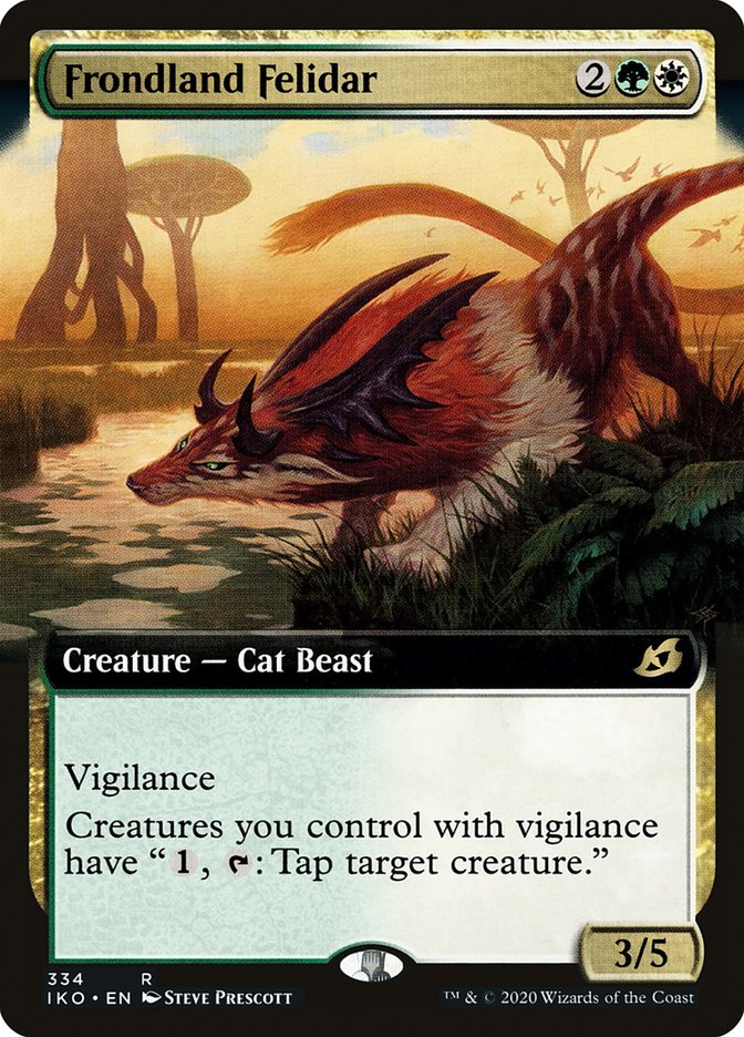 Frondland Felidar (Extended Art) [Ikoria: Lair of Behemoths] | Odin's Place