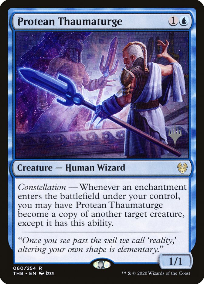 Protean Thaumaturge (Promo Pack) [Theros Beyond Death Promos] | Odin's Place