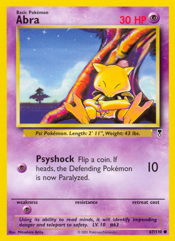 Abra (67/110) [Legendary Collection] | Odin's Place