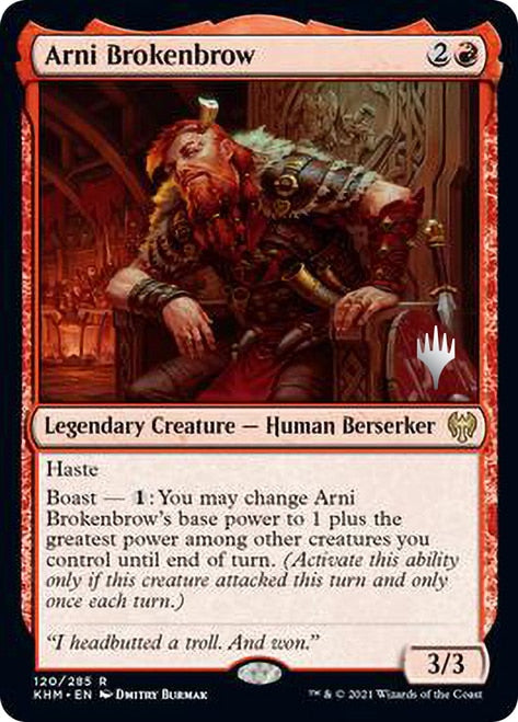 Arni Brokenbrow (Promo Pack) [Kaldheim Promos] | Odin's Place