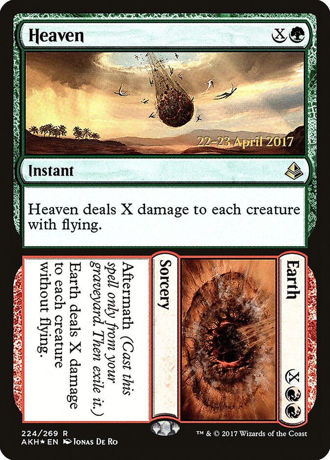 Heaven // Earth (224) [Amonkhet Prerelease Promos] | Odin's Place