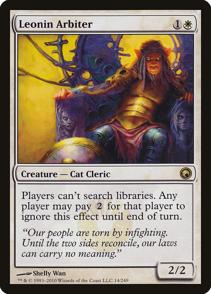 Leonin Arbiter (14) [Scars of Mirrodin] | Odin's Place