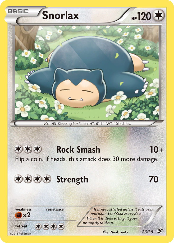 Snorlax (26/39) [XY: Kalos Starter Set] | Odin's Place