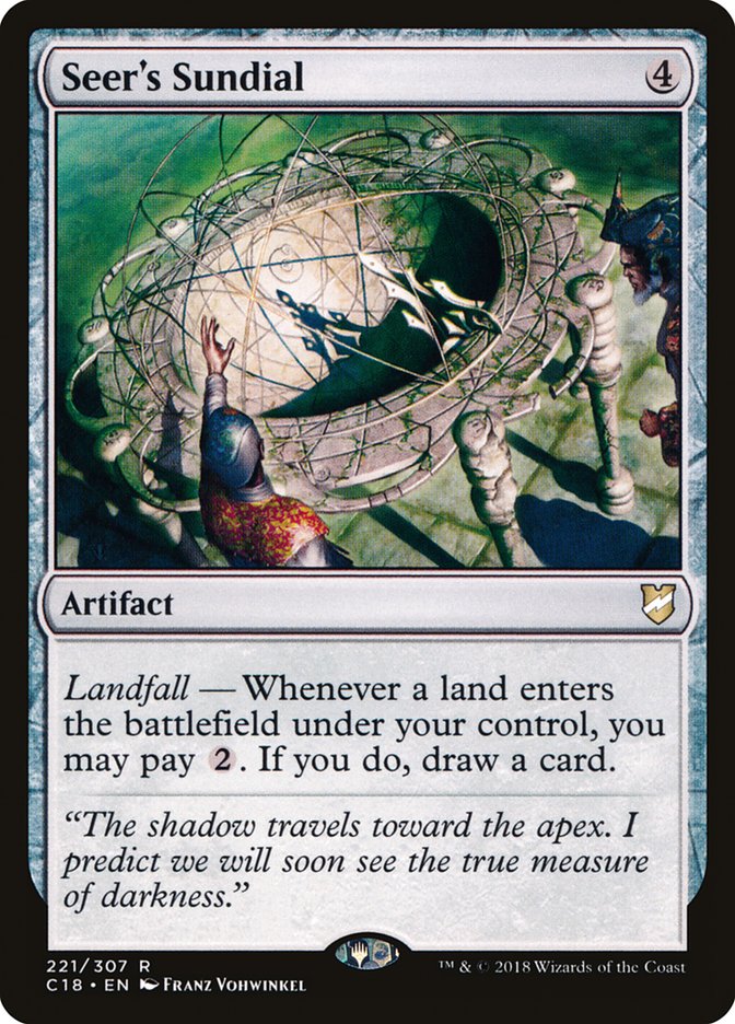 Seer's Sundial (221) [Commander 2018] | Odin's Place