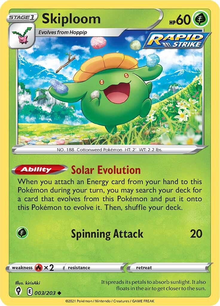 Skiploom (003/203) [Sword & Shield: Evolving Skies] | Odin's Place