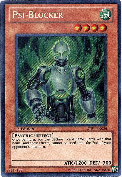 Psi-Blocker [STBL-EN086] Secret Rare | Odin's Place