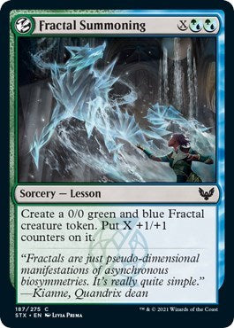 Fractal Summoning [Strixhaven: School of Mages] | Odin's Place